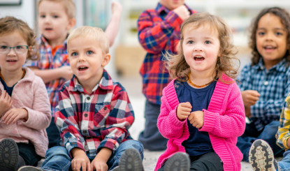 Besuch aus dem Kindergarten